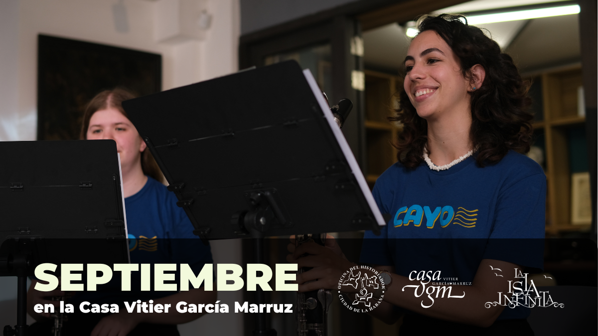 En este momento estás viendo Programación de la Casa Vitier García Marruz para septiembre de 2025