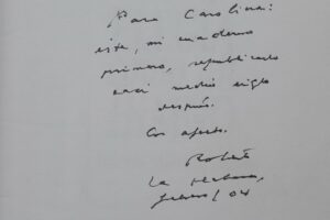 Lee más sobre el artículo Para Carolina, Elegía como un himno